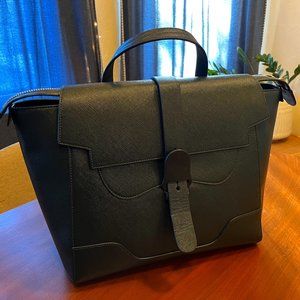 Senreve Maestra Bag - Vegan Saffiano Leather in Forest Green